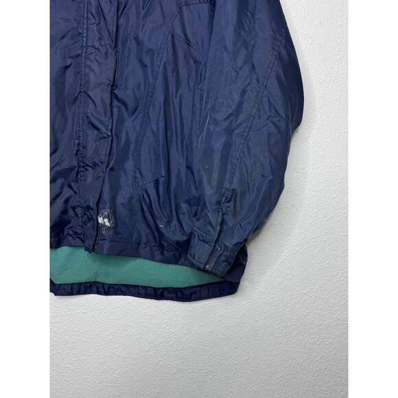 VTG Seattle Mariners Majestic Satin Bomber Jacket Fleece Lined XL **SEE PICS** - Picture 6 of 16